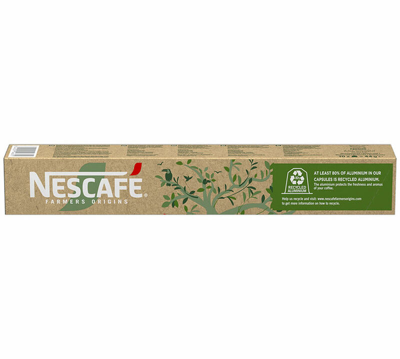 10 Nespresso* Original Compatible Capsules Brazil - NESCAFE FARMERS ORIGINS image number 1