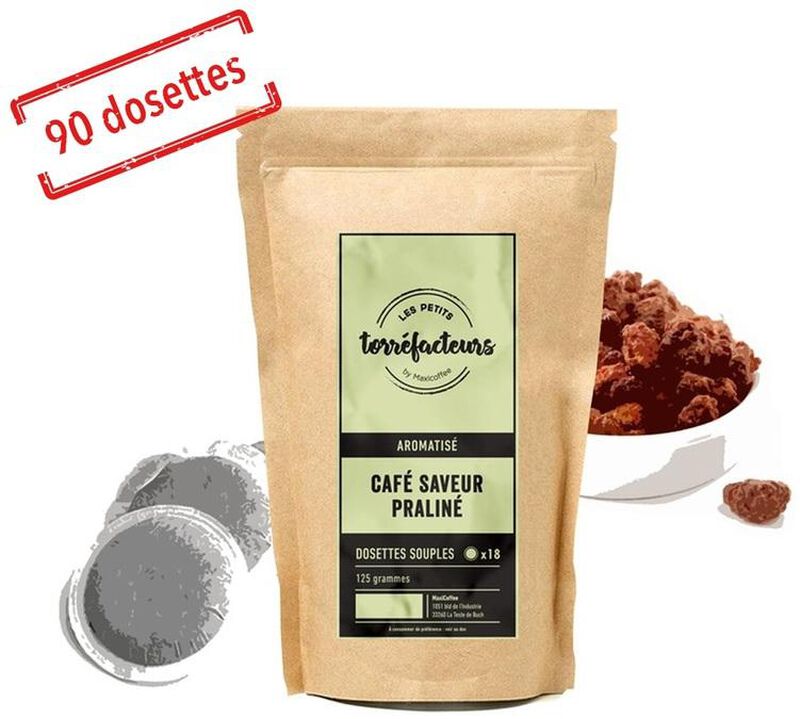 Flavoured Senseo Pods Praline Coffee Les Petits Torr&eacute;facteurs Value Pack x 90 image number 0