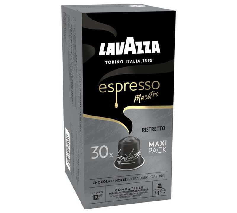 30 Nespresso* Original Compatible Capsules Ristretto &ndash; LAVAZZA image number 3