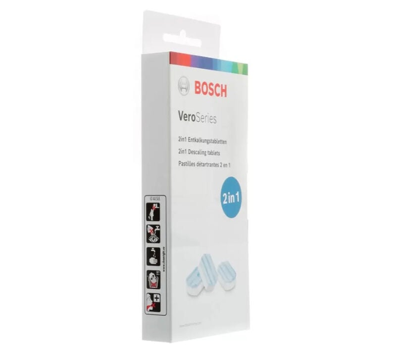 BOSCH 2-in-1 Descaler Tablets for BOSCH Bean-to-cup Machines image number 1