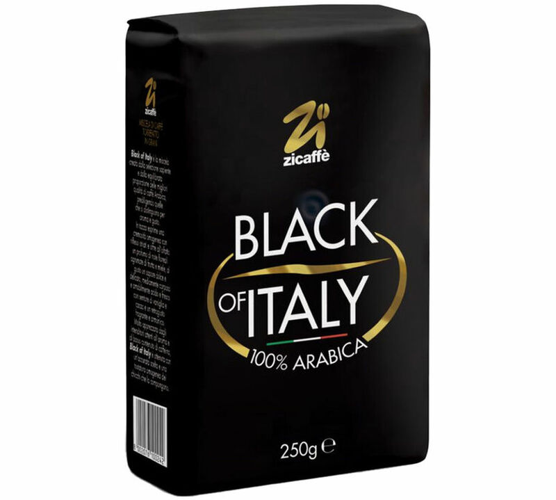 Zicaff&egrave; - Caff&egrave; in grani - Black of Italy 250 g image number 1