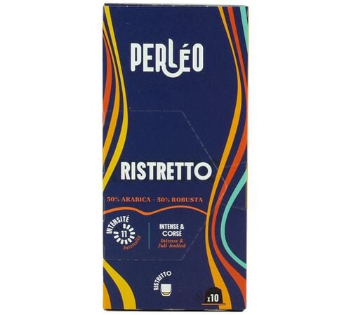 Perl&eacute;o Nespresso* Original Compatible Capsules Ristretto x 10