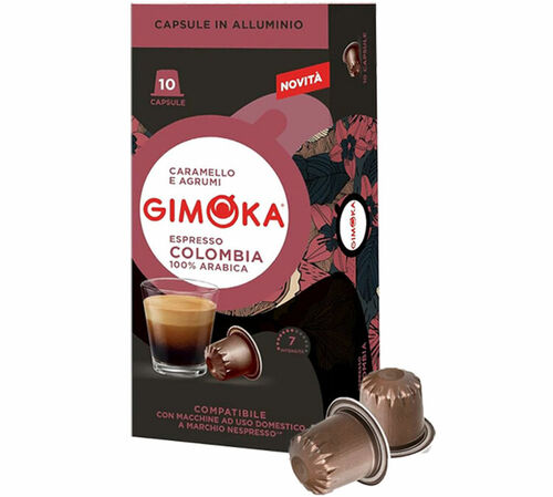 10 capsule compatibili Nespresso* Original Colombia &ndash; Gimoka