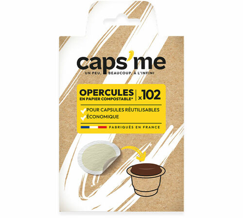 102 opercoli compatibili Nespresso* Original ricaricabili &ndash; Caps Me