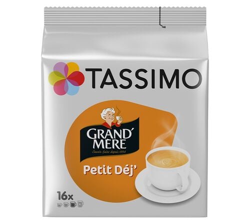 Tassimo pods Grand'M&egrave;re Petit D&eacute;j x 16 T-Discs