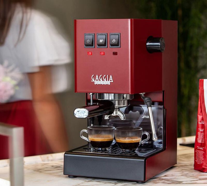 Gaggia Classic Macchina Espresso E24 Rossa image number 4