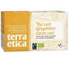 Organic Ginger and lime green tea - 20 sachets - Terra Etica image number 0