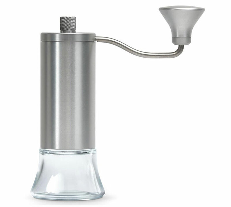 Eureka Baby Hand Grinder Aluminium & Glass + FREE Coffee Beans image number 0