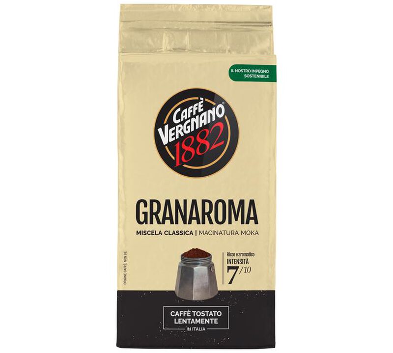 Caff&egrave; Vergnano - Caff&egrave; macinato - Gran Aroma Classica 250 g image number 0