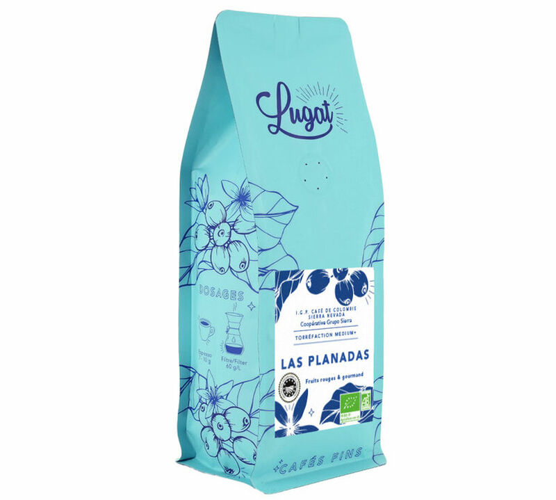 Lugat Organic Coffee Beans Las Planadas from Colombia - 250g image number 3