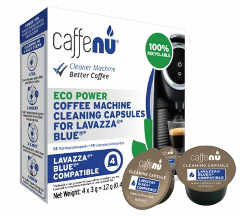 Caffenu - Capsule per la pulizia della macchina da caff&egrave; Lavazza Blue x 4 image number 0