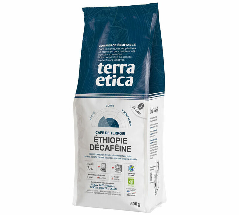 Terra Etica Organic Decaf Coffee Beans from Ethiopia - 500g image number 0