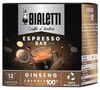 Bialetti Mokespresso Capsules Caff&egrave; Ginseng x 12 coffee pods image number 0