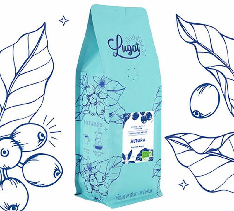 Lugat Altura Organic Specialty Coffee Beans - 1kg image number 2