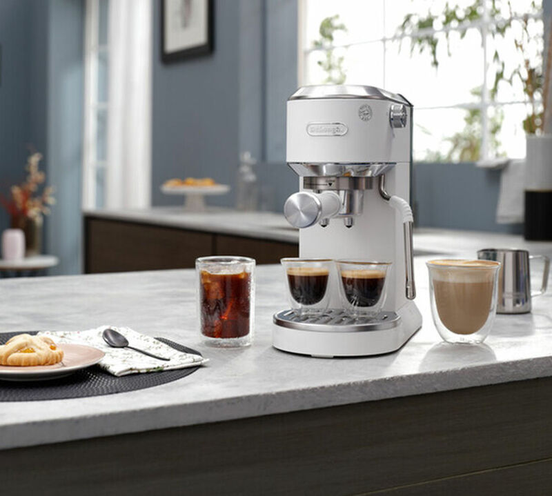 DeLonghi Dedica Duo EC890.WI Bianca Macchina caff&egrave; espresso image number 1