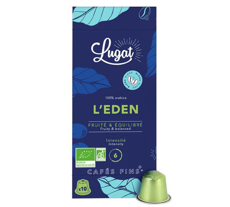 10 capsule compatibili Nespresso* Original L'Eden Bio &ndash; Lugat image number 0