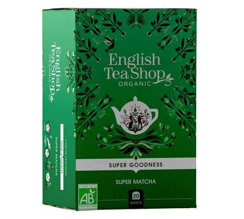 English Tea Shop Mighty Matcha Organic Green Tea - 20 tea bags