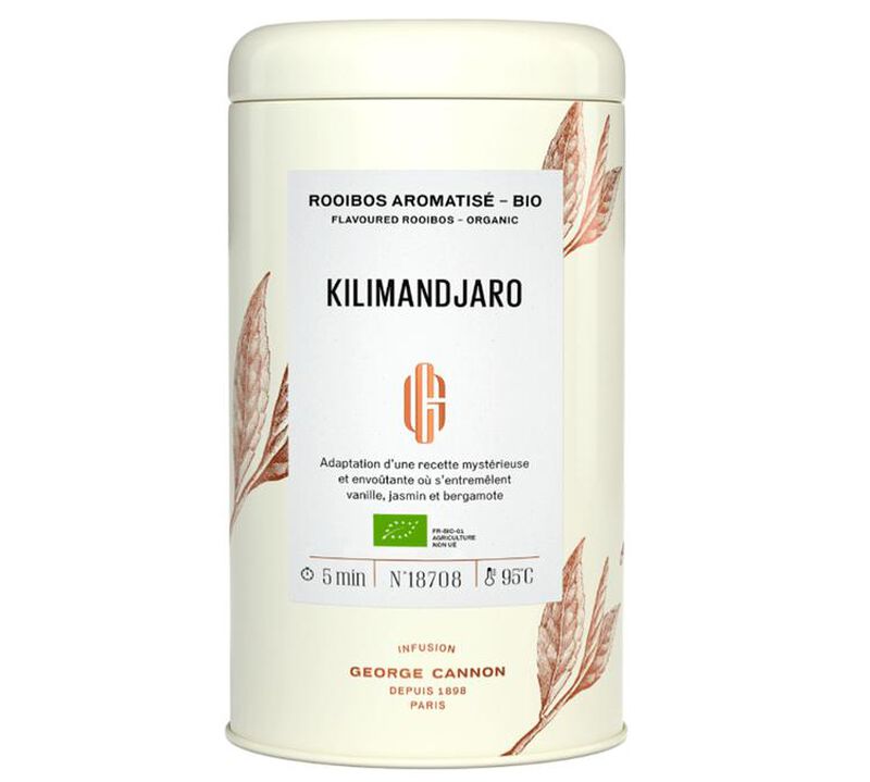 100 g di lattina - Rooibos aromatizzata Kilimanjaro Organic - George Cannon image number 0