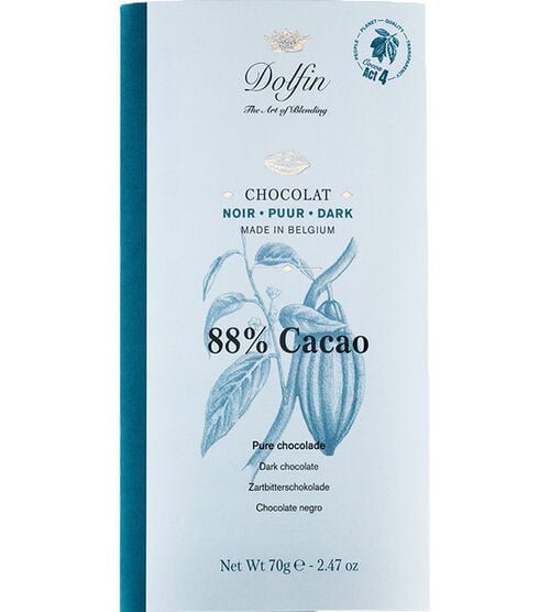 Dolfin Dark Chocolate Bar with Andean Pink Salt and Petit Beurre Biscuits - 70g