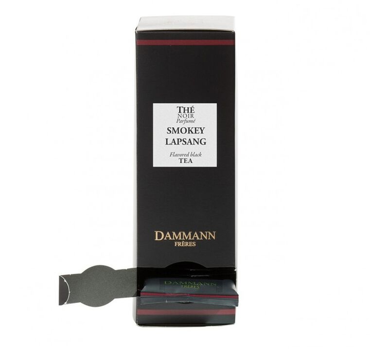 Dammann Fr&egrave;res Smokey Lapsang black tea - 24 individually-wrapped sachets image number 1