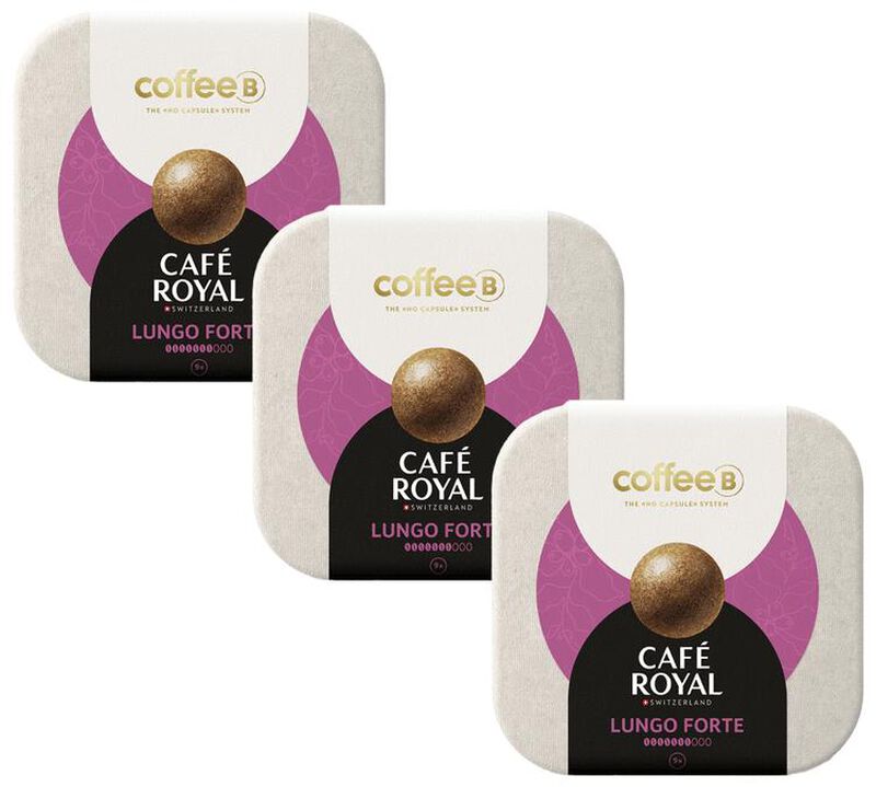 Caf&eacute; Royal - 27 capsule Coffee Balls CoffeeB Lungo Forte image number 0