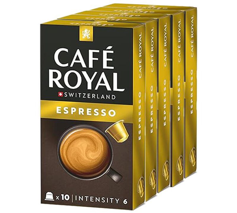 Caf&eacute; Royal 'Espresso' aluminium Nepresso&reg; compatible pods x50 image number 0