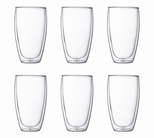 Bodum - 6 Bicchieri doppia parete - Pavina 45 cl