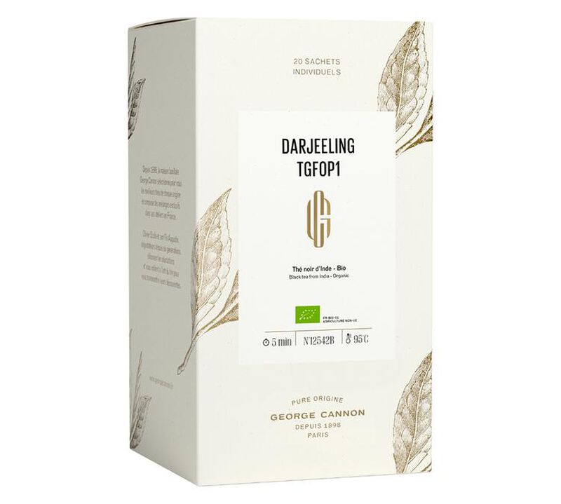 George Cannon - T&egrave; nero Darjeeling Mahalderam biologico - 20 bustine image number 0
