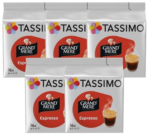 Tassimo pods Grand M&egrave;re Espresso - 5 x 16 T-Discs