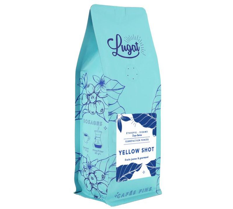 Lugat - Yellow Shot Coffee Beans 4x250g image number 3