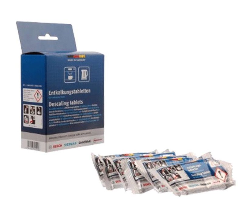 Siemens/Bosch Coffee Machine Descaling Tablets image number 0