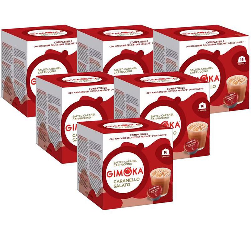 96 Nescafe* Dolce Gusto* Compatible Pods Salted Caramel &ndash; GIMOKA image number 0