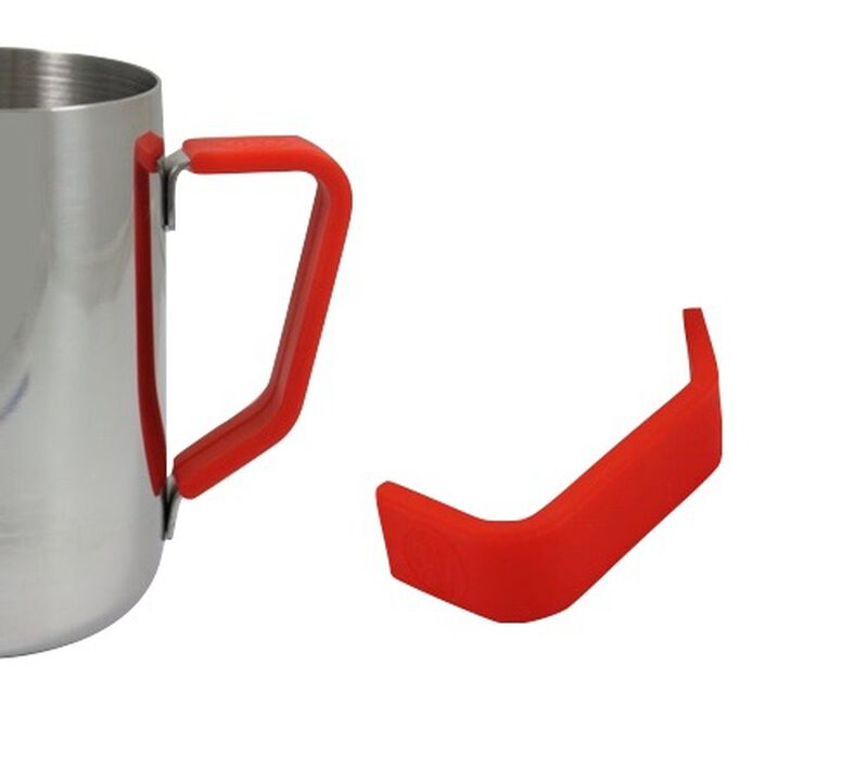 Rhino Coffee Gear Red Silicone Milk Jug Grip - 60cl/20oz image number 0