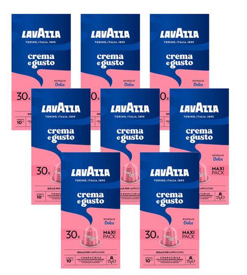 240 capsule compatibili Nespresso* Original Crema & Gusto Dolce &ndash; Lavazza
