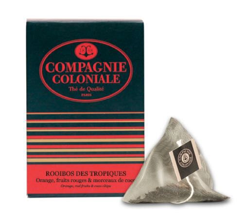 Roo&iuml;bos des Tropiques - 25 pyramid bags - Compagnie Coloniale