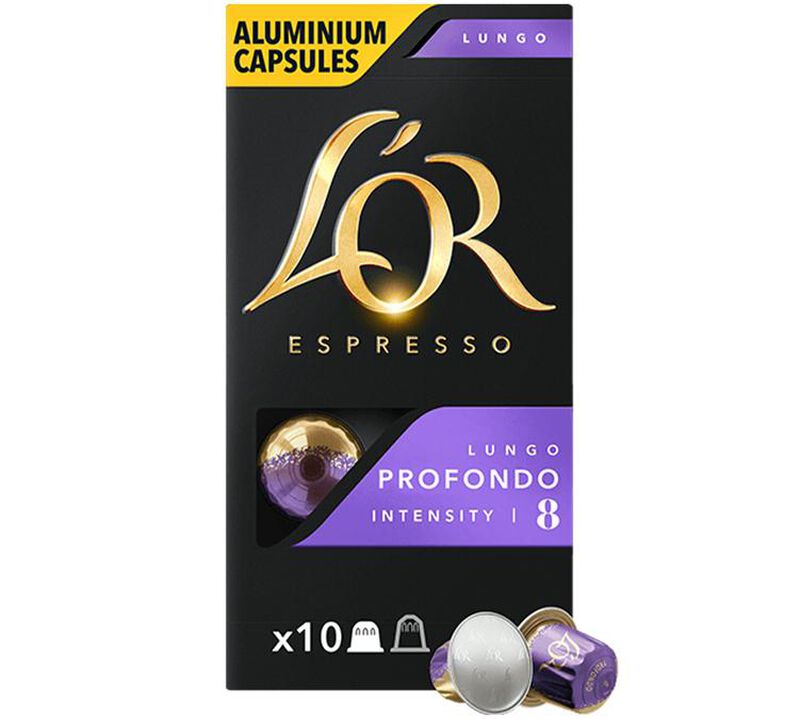 10 Nespresso* Original Compatible Capsules Lungo Profondo &ndash; L'OR ESPRESSO image number 0