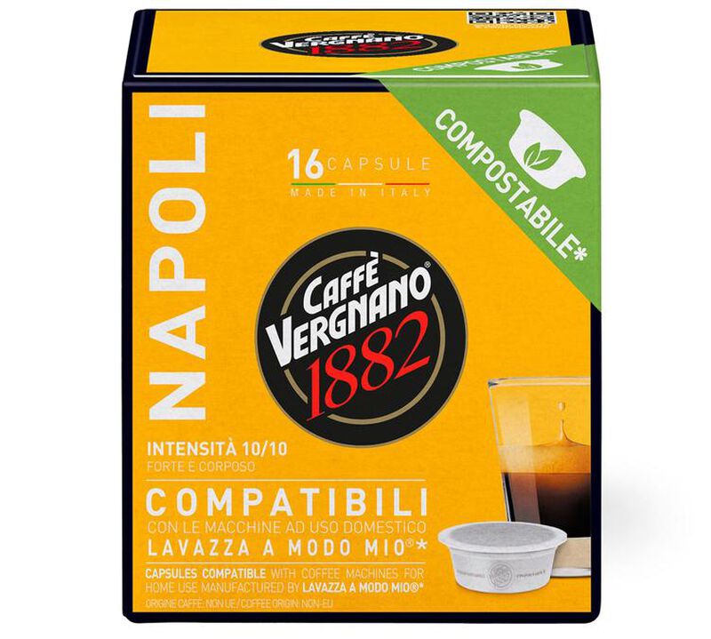 Caff&egrave; Vergnano Lavazza A Modo Mio Capsules Napoli x 16 image number 0