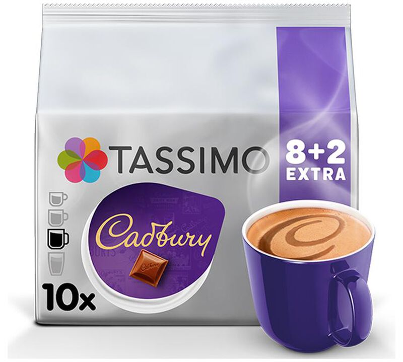 Tassimo pods Cadbury Hot Chocolate x 8 T-Discs image number 0