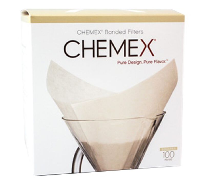 Chemex - 100 filtri bianchi per caffettiera da 6 a 8 tazze image number 0