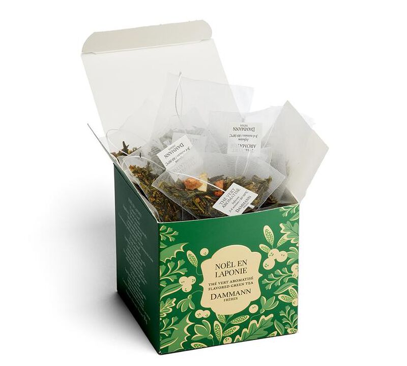 Dammann Fr&egrave;res Christmas Green Tea - 25 Cristal&reg; sachets image number 1