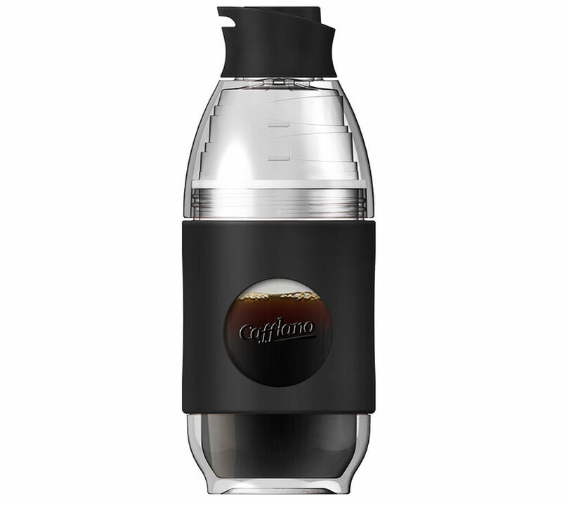 Cafflano Go-Brew portable brewing bottle in black image number 0