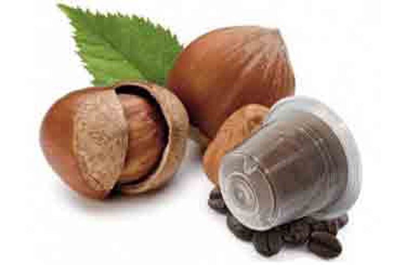 10 Nespresso* Original Compatible Capsules Hazelnut &ndash; BONINI image number 1