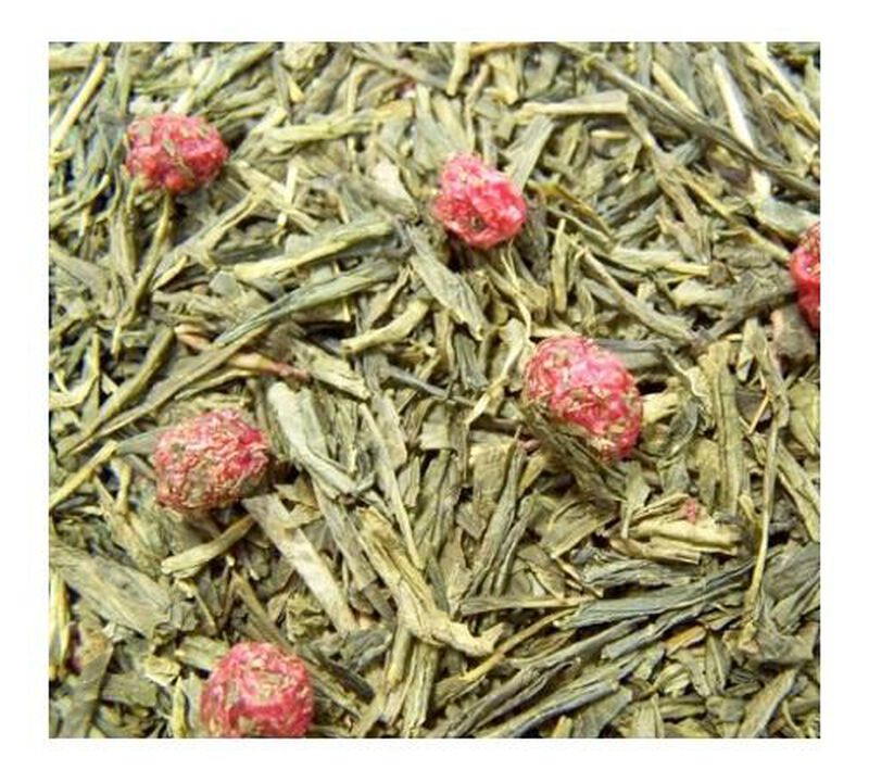 Connivence Green Tea with Berries loose leaf green tea - 100g - Comptoir Fran&ccedil;ais du Th&eacute; image number 0