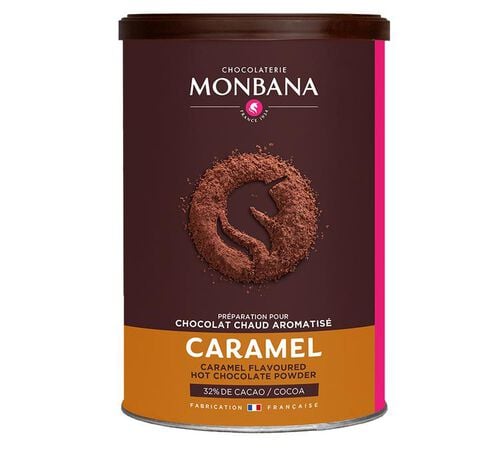 Monbana Hot Chocolate Powder Caramel Flavoured - 250g