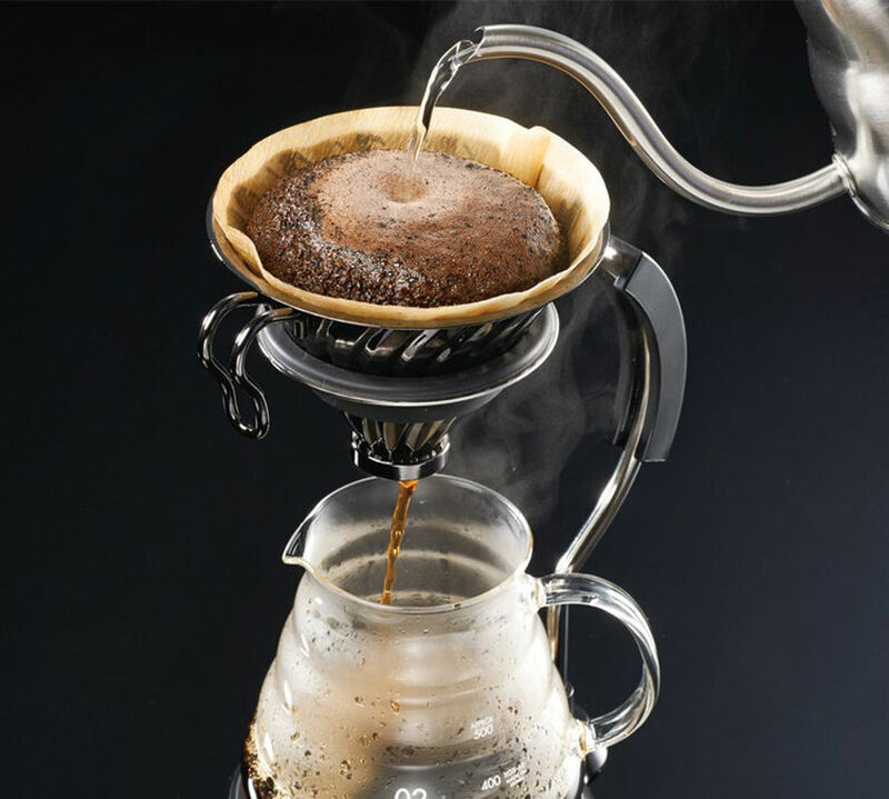Hario V60 4-cup Coffee Dripper VDG-02 in steel image number 1