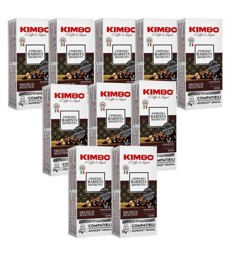 100 capsule compatibili Nespresso* Original Espresso Barista Ristretto &ndash; Kimbo image number 0