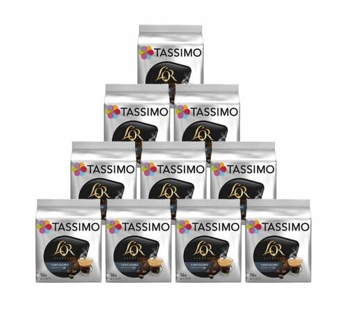 L'OR Espresso Fortissimo Coffee Pods 10 Packs (160 Drinks)