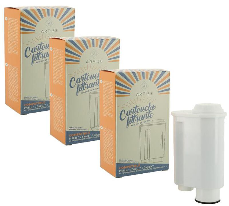 ARFIZE - Filtro acqua compatibile Brita Intenza+ PHILIPS/ SAECO/ GAGGIA - ACF-11J x 3 image number 0