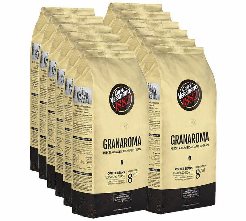 Caff&egrave; Vergnano - Caff&egrave; in grani per uso professionale - Gran Aroma  12 x 1 kg image number 0