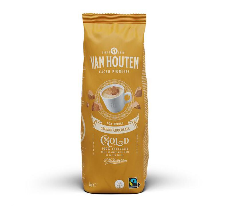 Van Houten Ground Chocolate Gold - 1kg image number 0